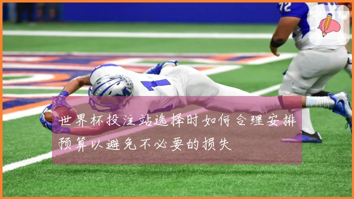 世界杯投注站选择时如何合理安排预算以避免不必要的损失